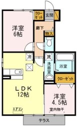 プロシード青葉台Aの物件間取画像